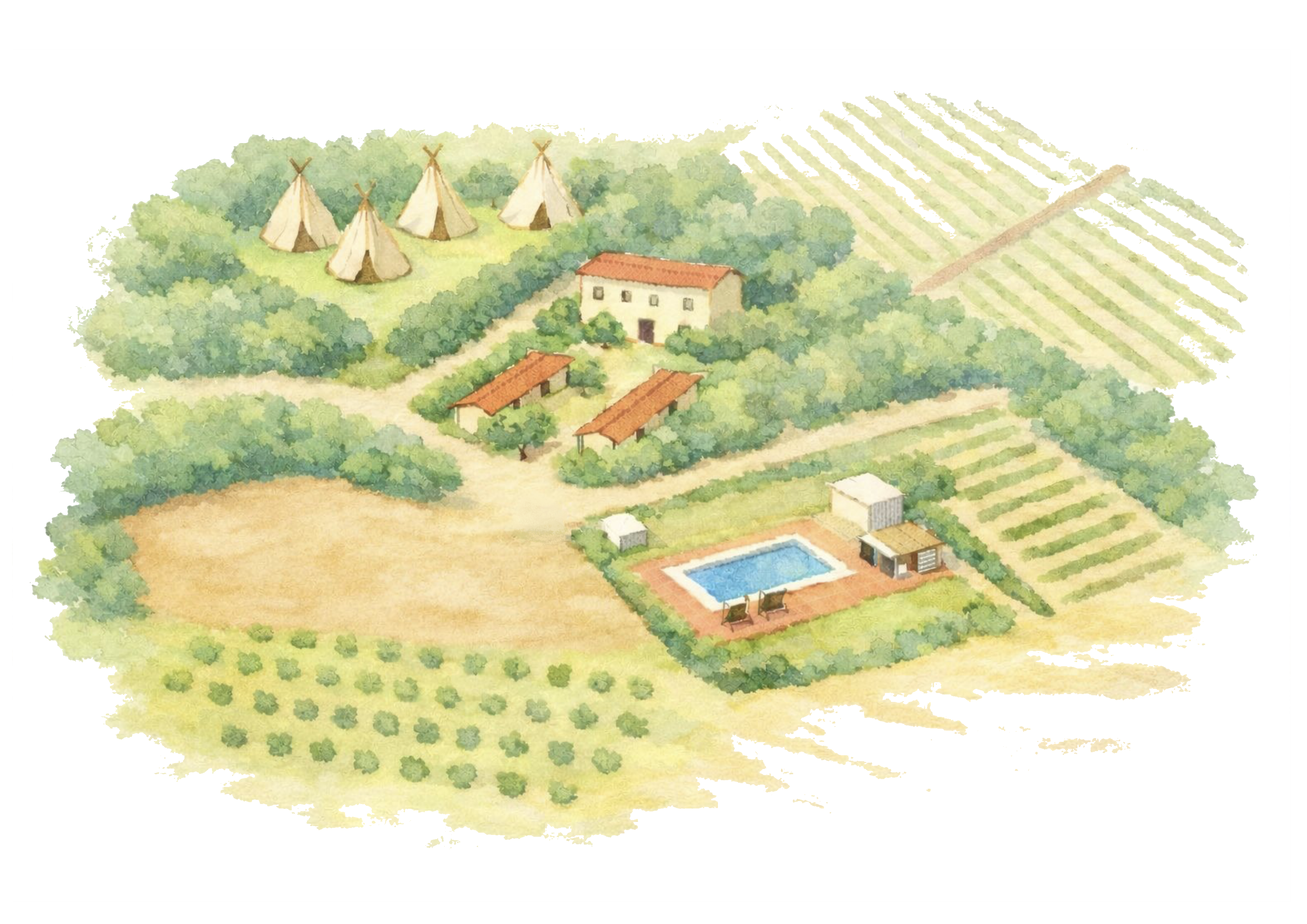 Plan du Domaine de la Grangette